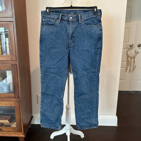 LEVI'S 514 Men's Straight Leg Denim Jeans 38/30 - Picture 1 of 7